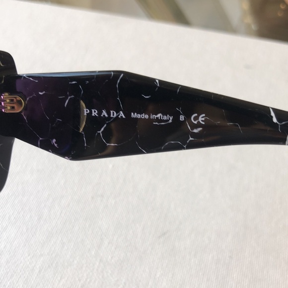 Prada abstract style sunglasses purple lens PR 08YS - Picture 8 of 9